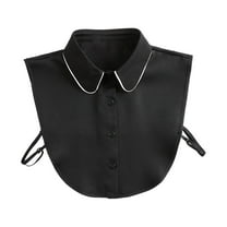 BKQCNKM Collars for Women, Fake Collar, Dickey Collar for Women, Detachable Collar for Women, Faux Collar Women, Black 2