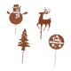 thumbnail image 3 of Estacas navideñas para jardín, letreros navideños para patio trasero, patio, casa de campo Juego de 4 piezas estilo D, 3 of 9