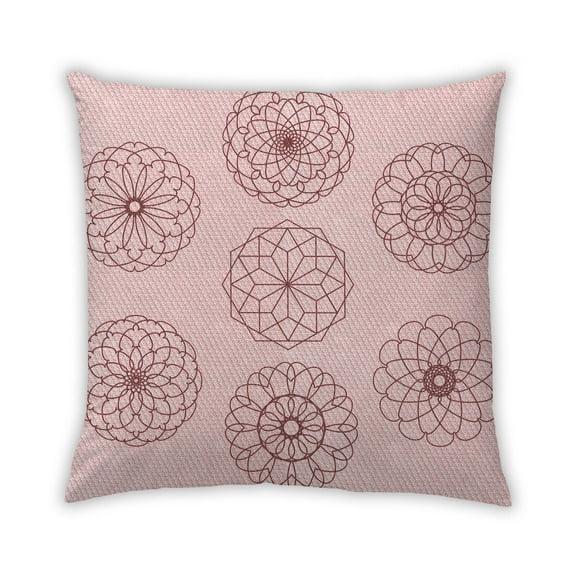 Ahgly Company Outdoor Square Contemporary Throw Pillow, 18 inch by 18 inch