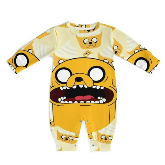 Adventure Time Unisex Baby Boy Girl Rompers Long Sleeve Infant Jumpsuits Babies' Outfits Fall Winter Clothes 0-3M