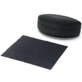 thumbnail image 4 of ALTEC VISION Extra Large Protective Hard Carrying Case for Oversized Sunglasses Eyeglasses and Reading Glasses with Microfiber Cleaning Cloth - Black / Red, 4 of 5