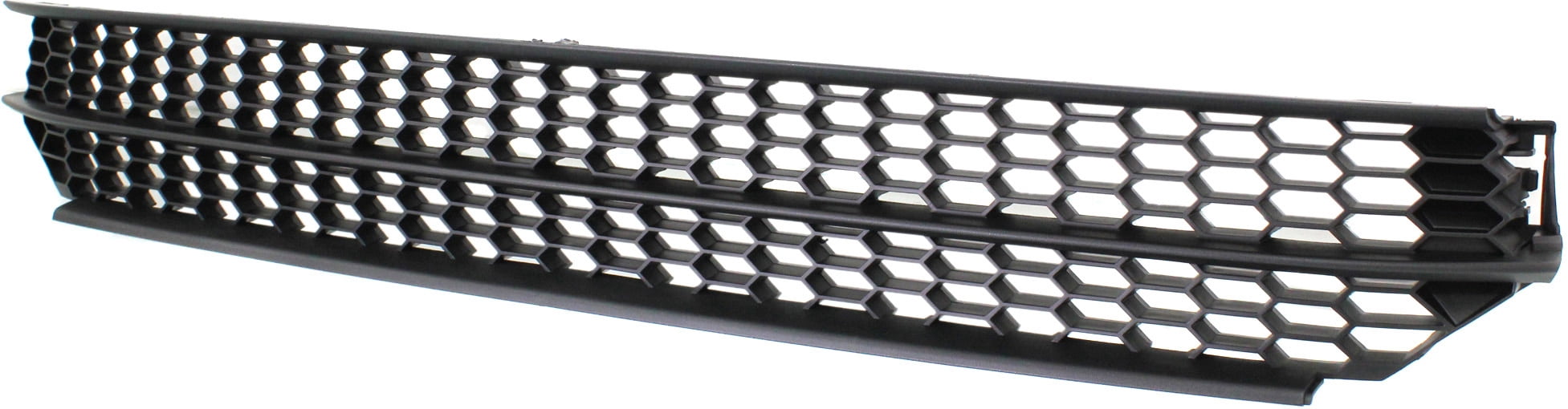 Bumper Grille Compatible With 2012-2015 Volkswagen Passat Front, Center Textured Gray