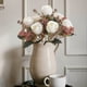 thumbnail image 4 of Ramo de flores artificiales de rosas y peonías de seda | Decoración de mano para bodas y hogar | Arreglo floral artificial para pared, guía de caminos, centro de mesa para fiestas, 4 of 6
