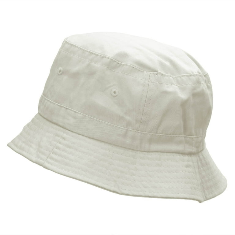 Tokyo logo Embroidered Bucket Hat - White OSFM - Walmart.com