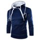 thumbnail image 1 of Sudadera con capucha de manga larga para hombre, suéter con cremallera, cuello alto, chaqueta superior, abrigo, color negro, 1 of 4