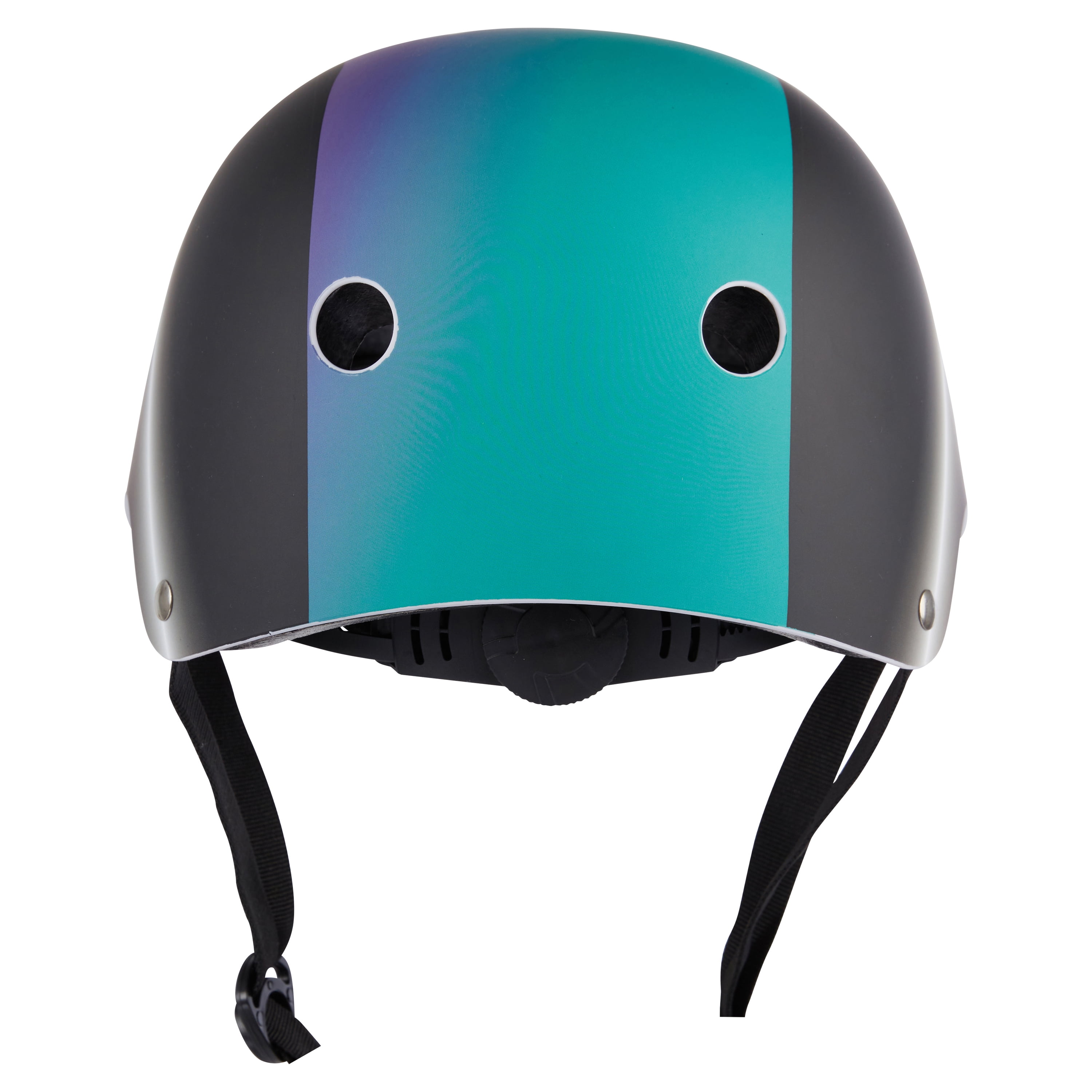 Justice Meta Hyper Shine Helmet with Metallic Logo & Side Panels
