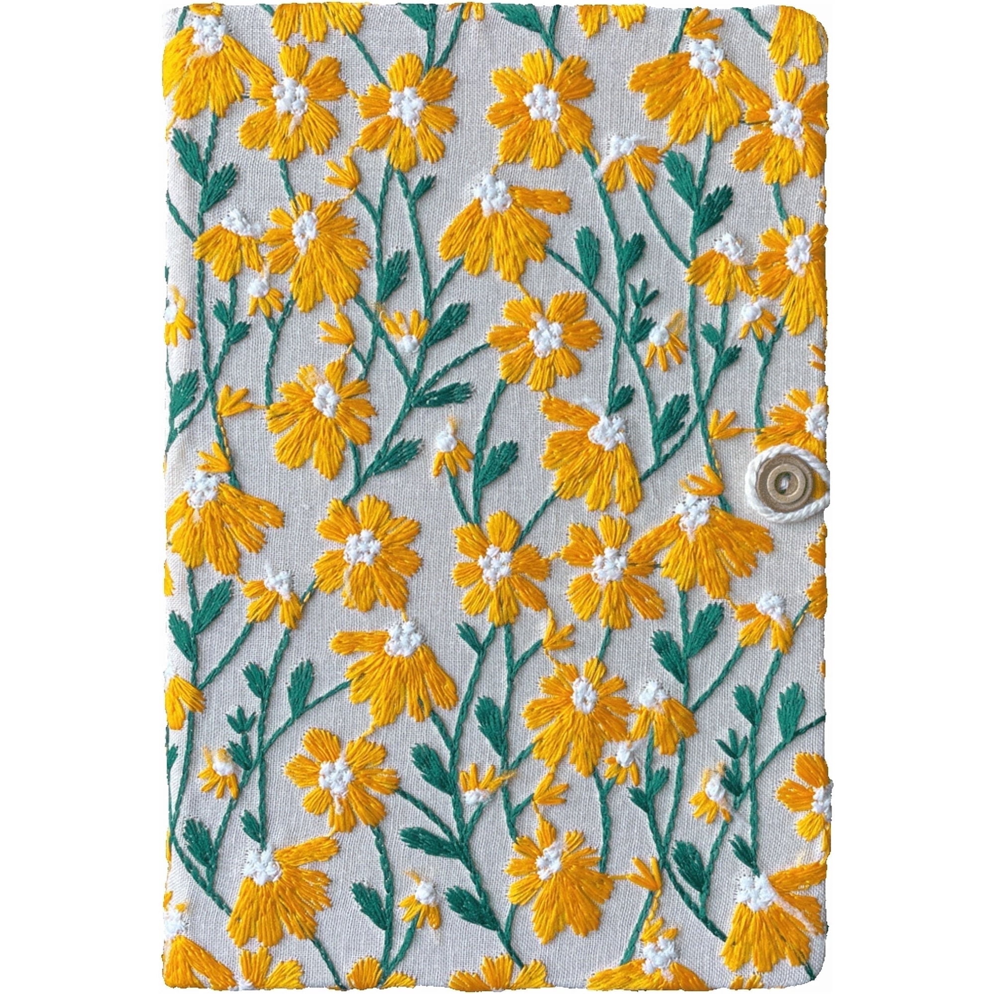 ipoul Daisy Gift, Flower Journal, Beautiful Journals for Women, Notebook 8"x6", Hardcover, Lay Flat, A5 Sketchbook, Yellow Daisy