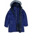 thumbnail image 3 of Women’s Warm Winter Coat Puffer Jacket with Hoodie Removable Fur, 3 of 5