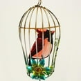 thumbnail image 4 of Bird Colgante de pared Wind Chime Estatua Decoración de Gloria Carillón de viento de metal, 4 of 9