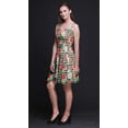 thumbnail image 2 of Bimba Robe Cocktail au-Dessus du Genou Smockée Florale pour Femmes Robe d'Été Fluide-TP, 2 of 5