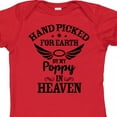 thumbnail image 4 of Inktastic Handpicked for Earth by My Poppy in Heaven with Angel Wings` Boys or Girls Baby Bodysuit, 4 of 5