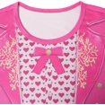 thumbnail image 3 of Zydvens G*irls Pink Princess Cosplay Costume- 2 Pcs Printed Crop Top and Heart Purse Skirt Set Halloween Cosplay Birthday Party Fancy Outfit 5-12 Y, 3 of 12