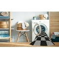 thumbnail image 2 of Ahgly Company Machine Washable Indoor Rectangle Transitional Midnight Gray Area Rugs, 4' x 6', 2 of 7
