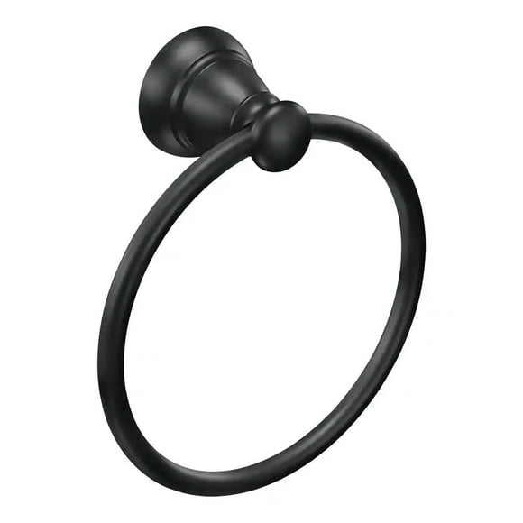 Moen Y2686BL Banbury Matte black towel ring Matte Black