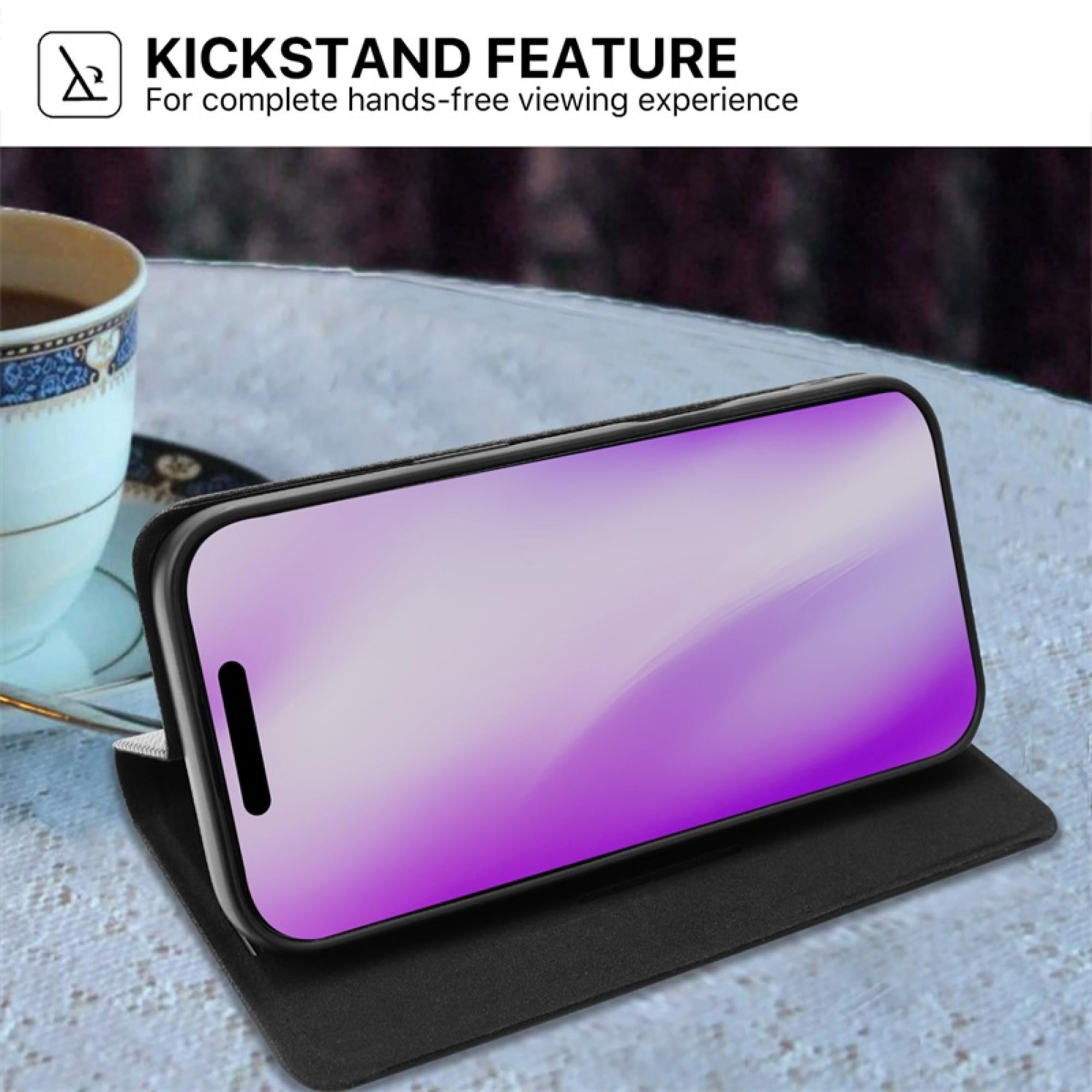 Premium Executive Wallet Case for iPhone 17 Air – Card Holder, Cash Pocket, and Viewing Stand