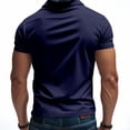 thumbnail image 4 of KLHDSF Men's Polo Shirts Short Sleeve Casual Summer Cotton Shirts for Men Performance Collared Golf Shirts Navy XXXL, 4 of 5