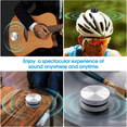 thumbnail image 3 of Wirelessly BT Mini Speaker Bone Conduction Portable Wireless Speaker Stereo Bass Sound Creative Portable Speaker Mini Size Music Player Built-in Mic Sound Box(Silver), 3 of 7