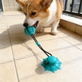 thumbnail image 6 of Tuvgenk Dog Chew Toy Treat Dispensing Ball Suction Cup Interactive Design Teeth Cleaning Structure Relieves Anxiety for Daily Indoor Entertainment, 6 of 6