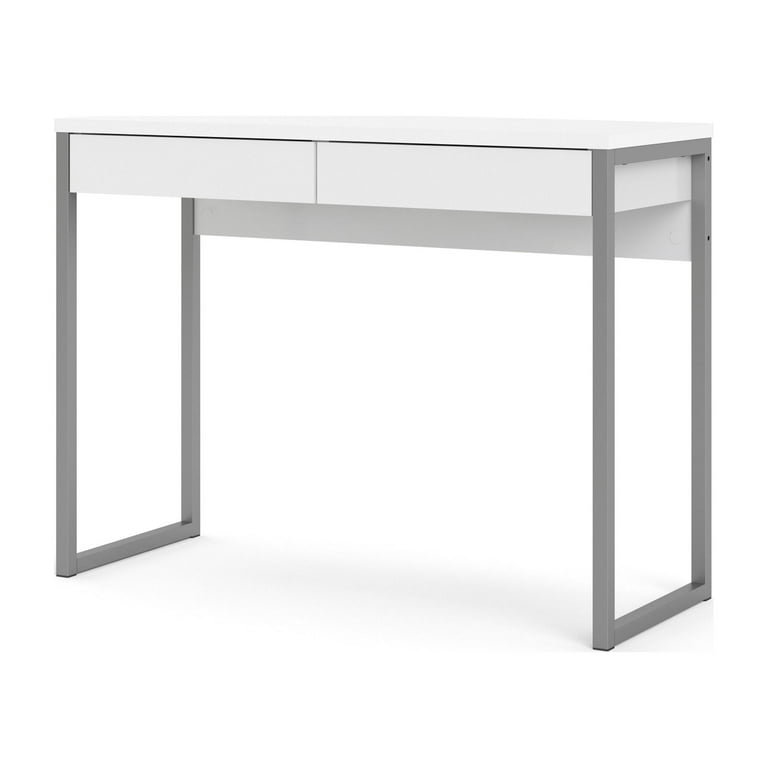 Walker 2 drawer cheap desk in white