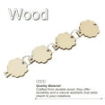 thumbnail image 4 of Uxcell Wooden Leaves, 200 Pack Unfinished Wood Leaves with Holes Blank Wooden Cutouts Ornaments Natural Wood Pieces, 4 of 6