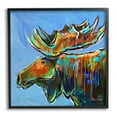 thumbnail image 5 of Stupell Industries Contemporary Street Style Paint Drip Bold Moose Antlers Painting Black Framed Art Print Wall Art, Design by Karrie Evenson, 5 of 5