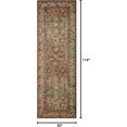 thumbnail image 2 of xianlin-Magnolia Home by Joanna Gaines x Banks BAN-04 Collection Machine Washable Brick/Ivory 2'-6" x 9'-6" Runner Rug, 2 of 4