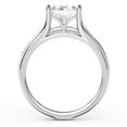 thumbnail image 2 of Sz 10 Sterling Silver 2Pcs 925 CZ Cubic Zirconia Engagement Wedding Band Ring Insert Set, 2 of 4