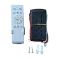 thumbnail image 1 of Juego de control remoto para luz de ventilador de techo, control remoto inalámbrico y receptor, motor de amplio voltaje de 50 W, universal para club, 1 of 8