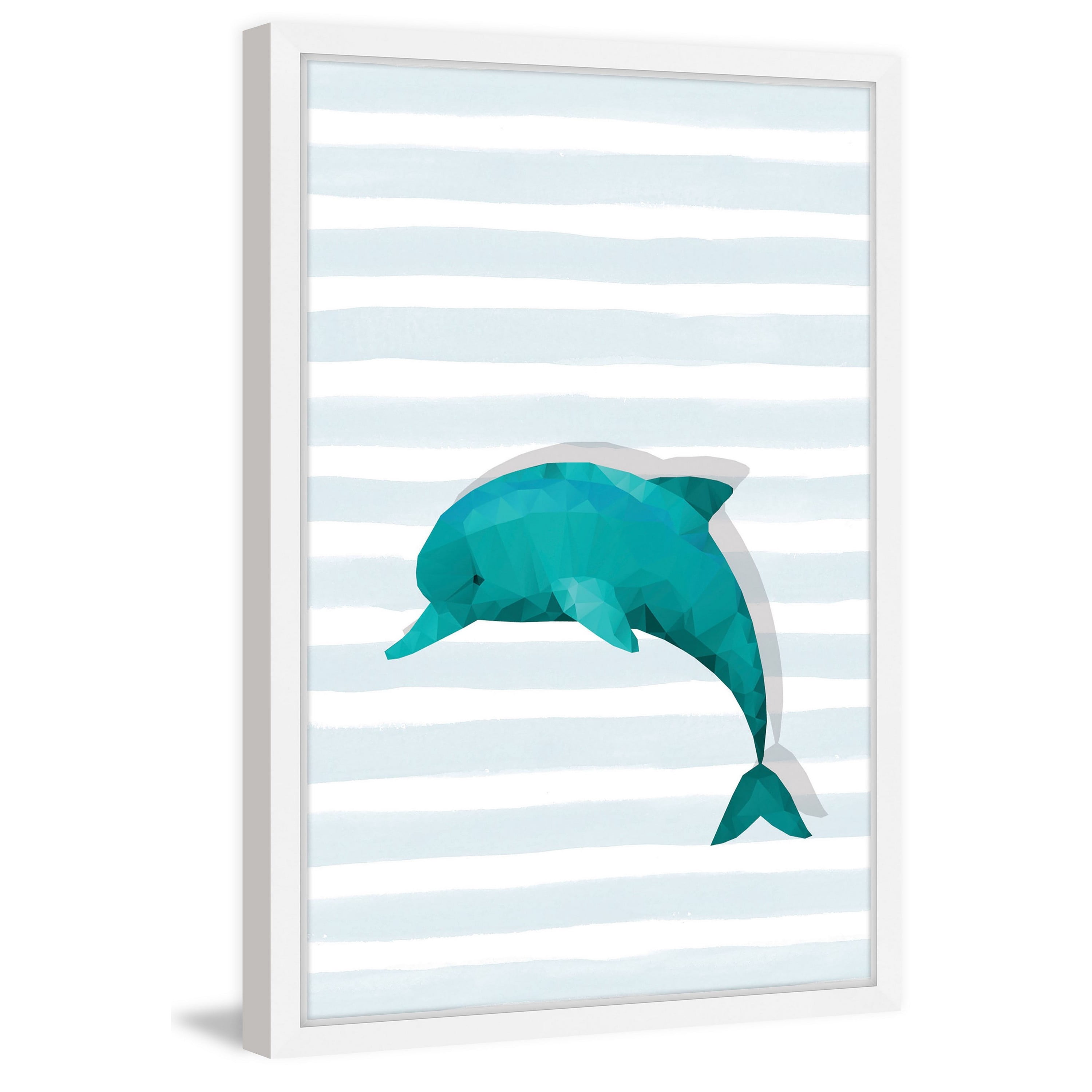 Marmont Hill "Dolphin" Framed Painting Print