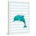 thumbnail image 2 of Marmont Hill "Dolphin" Framed Painting Print, 2 of 5