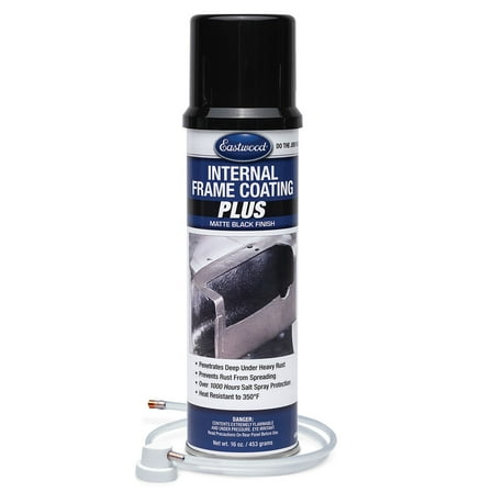 Eastwood Internal Frame Coating Plus Rust Prevention Aerosol With Extension Nozzle