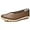 Khaki, variant on Women's Leather Shoes Loafers Solid Color Slip-ons Flat Shoes Comfortable Casual Walking Flats