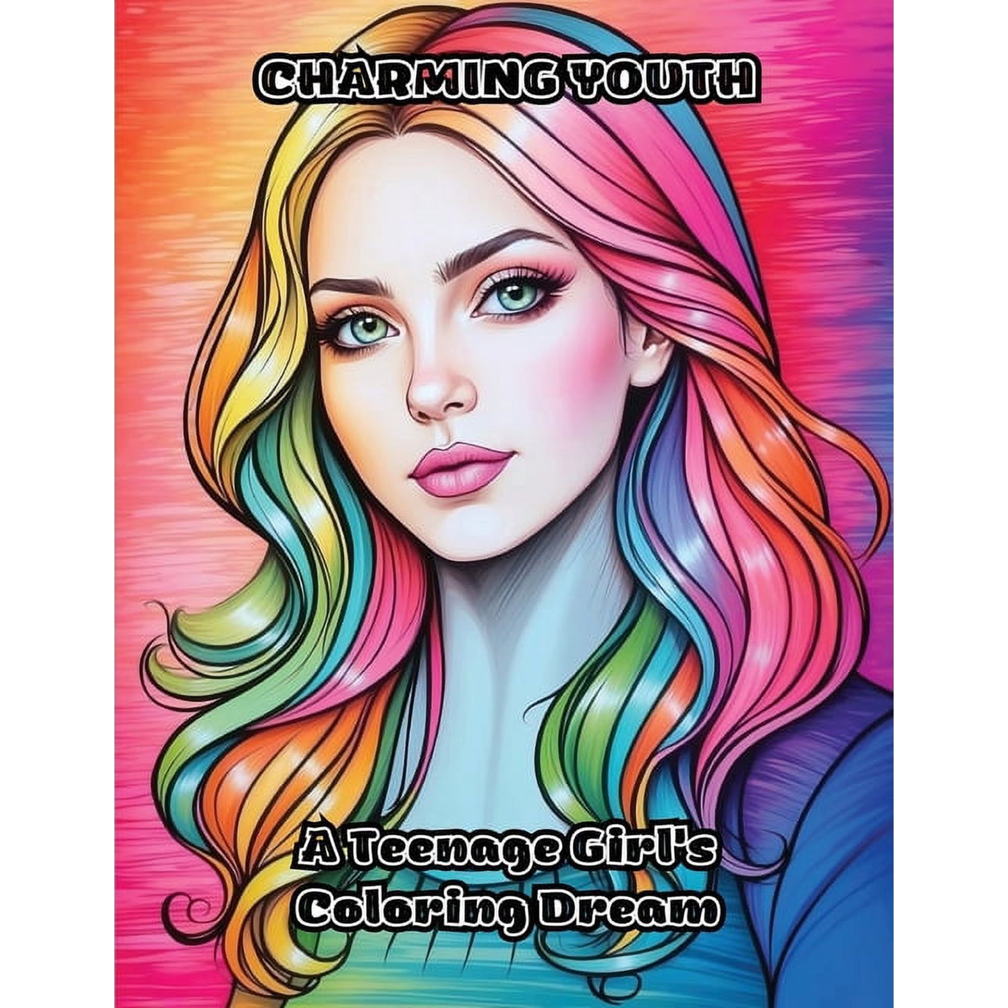 Charming Youth: A Teenage Girl s Coloring Dream (Paperback)