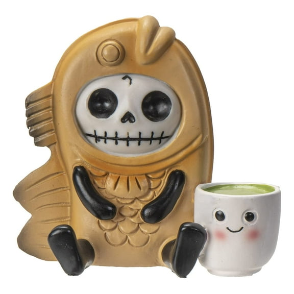Pacific Trading Furrybones Tai Taiyaki Skeleton Figurine 3.2 Inch Multicolor