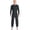 Dark Grey, variant on Men's Anti-strip Adaptive Jumpsuit One Piece Crew Neck Long Sleeve Rompers Nursing Jumpsuit Black S