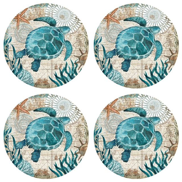 Posavasos para bebidas con soporte, posavasos tejidos vintage para protección de mesa Ormromra CPB-DE-WX811-6