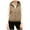 Khaki, variant on Ruimatai Women's Lightweight Puffer Vest Hooded Casual White Duck Down Jacket for Outdoor Winter Warmth