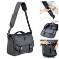 thumbnail image 2 of Bolso bandolera para hombre, bolso bandolera impermeable para portátil de 14 pulgadas, 2 of 8