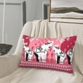 thumbnail image 5 of Lsque Thai elephant Pattern Pillow Case – Soft & Cozy Throw Pillow Cover, Hypoallergenic Cushion Case for Sleeping Women with Envelope Closure-14"x20", 5 of 6