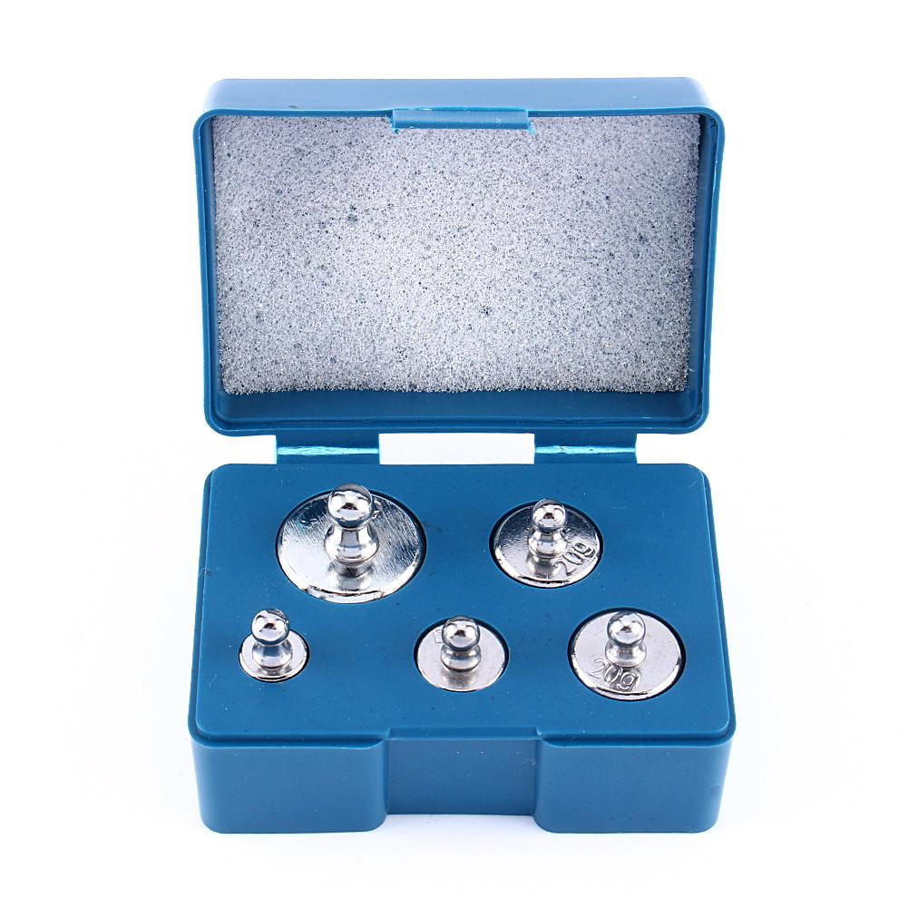 Knifun 5pcs/set Grams Precision Calibration Weight Digital Scale Kit