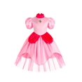 thumbnail image 2 of Niñas Vestido De Princesa Manga De Globo Tul Volante Decoración Cosplay Vestido De Rendimiento Halloween Fiesta De Vacaciones Prom Cumpleaños Ropa Para Niños, 2 of 4