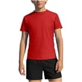 thumbnail image 2 of ITSAME Boys Swimwear Set Crewneck Tops and Swim Trunks Quick-Dry Beach Surfing Swimsuit 2-Piece Red Size 13-14, 2 of 9