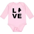 thumbnail image 3 of Inktastic Love Maine Boys or Girls Long Sleeve Baby Bodysuit, 3 of 5