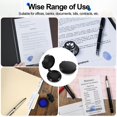 thumbnail image 2 of QualitChoice 3piece Clean Imprints Finger Craft Ink Pad Set Quick Drying Convenient To Carry Wide Application, 2 of 6