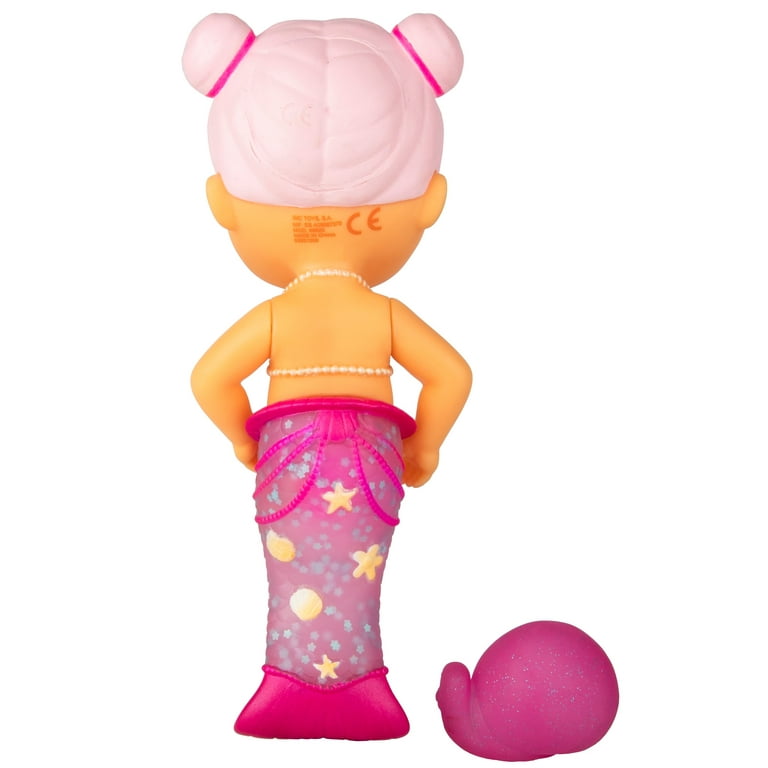 Bloopies Mermaid 9 inch Doll Sweety with Color Changing Tail and Sea Friend Character