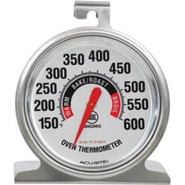 AcuRite 00620A2 Stainless Steel Oven Thermometer (150°F to 600°F)