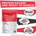 thumbnail image 4 of Spicy Beef Jerky (Sriracha) - Extra Tender Beef Jerky Snack - Beef Jerky Snack Packs - Carne Seca - Camping, Hiking Snacks - Keto Friendly, Gluten-Free Beef Jerkey - 2 x 2.25oz - Made in USA, 4 of 6