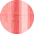 thumbnail image 1 of Ahgly Company Machine Washable Indoor Round Oriental Red Modern Area Rugs, 6' Round, 1 of 1