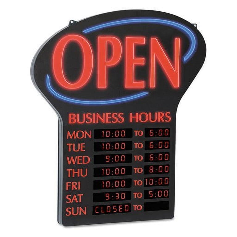 Newon 6093 Ultra Bright LED Open Sign With Durable Shatterproof