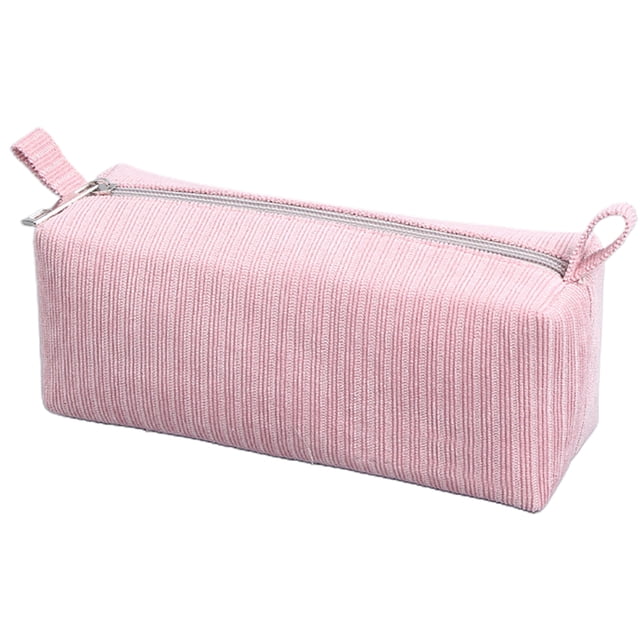 Bolsa de maquillaje, bolsa de viaje, neceser, organizador, bolsa de cosméticos con cremallera, color rosa